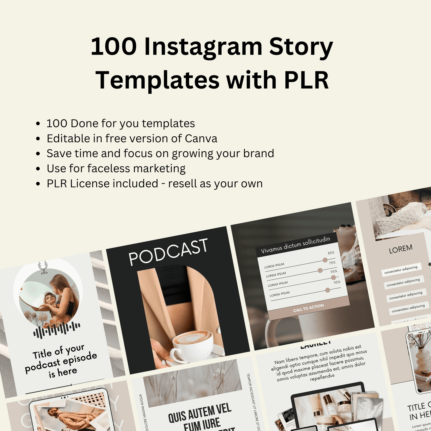 Instagram Story Template Bundle