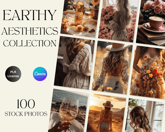 100 Images Earthy Aesthetic Collection