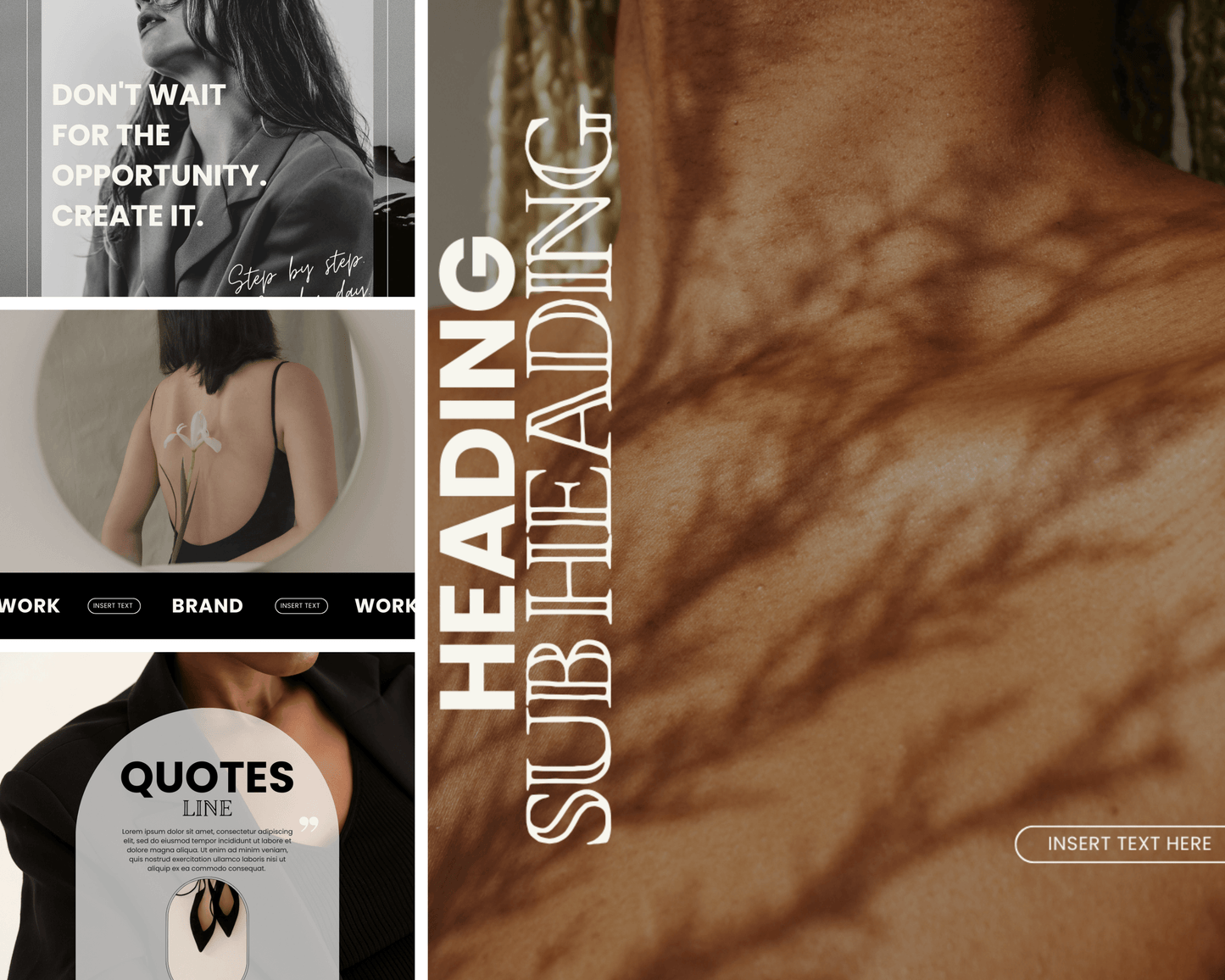 62 Instagram Post and Story Template - Sleek Aesthetic
